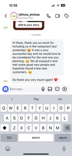 La Finca testimonial